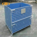 PVC coated metal storage cages with 4 wheels